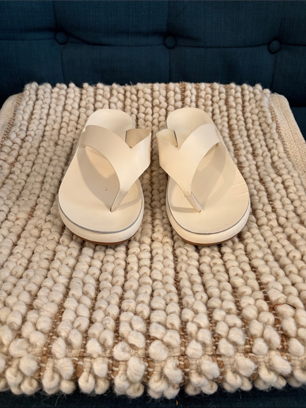 Ancient Greek Charys Leather Thong Sandals